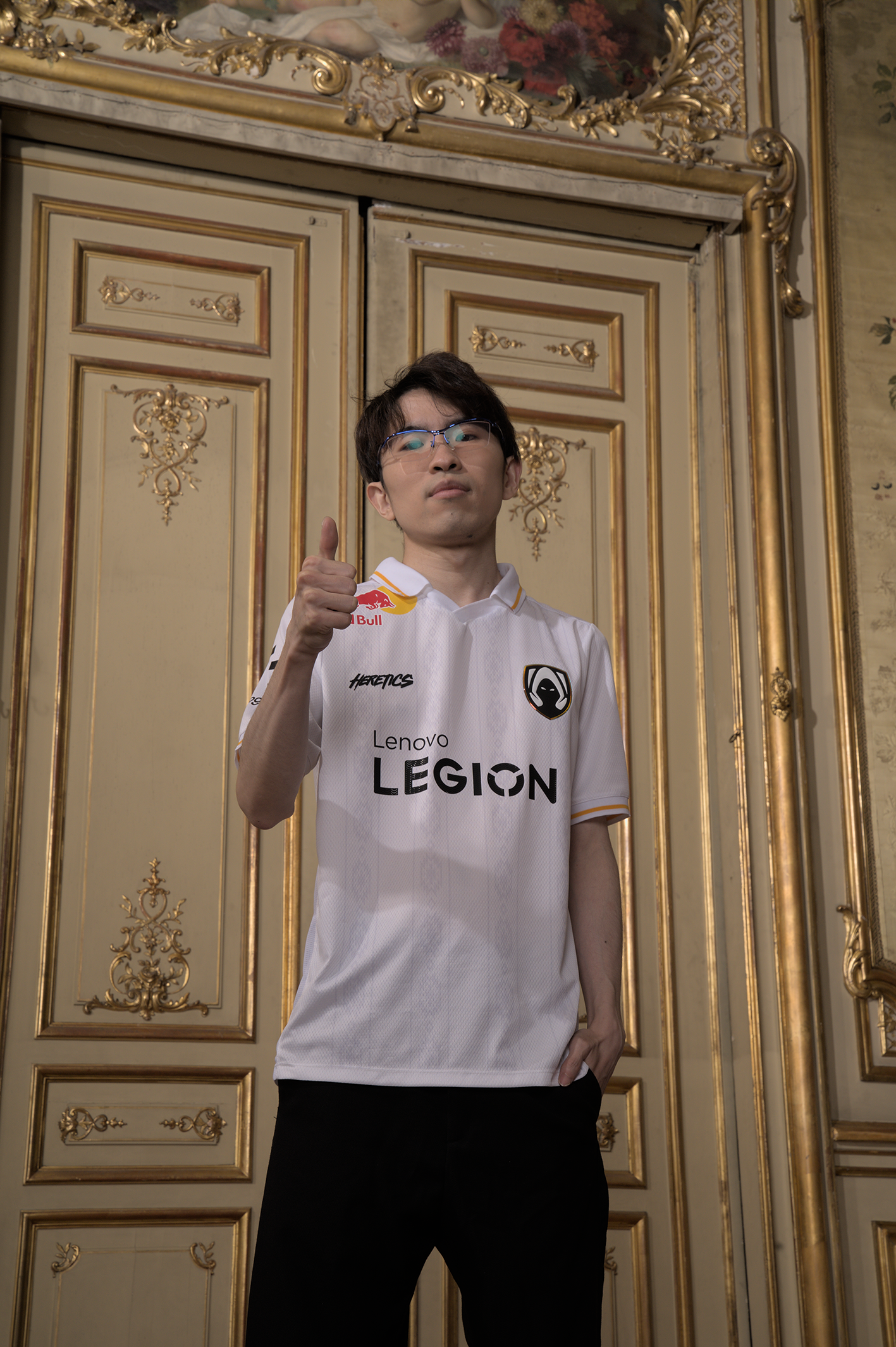 Team Heretics Official Uniform Jersey White-Summer Edition