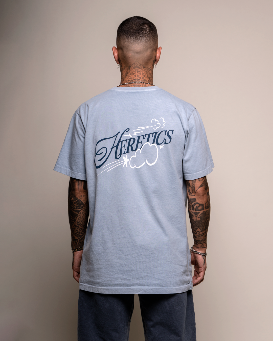 Team Heretics Spring 2023 Lightweight Light Blue T-Shirt