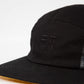 5 Panel Flat Brim Cap (Black)