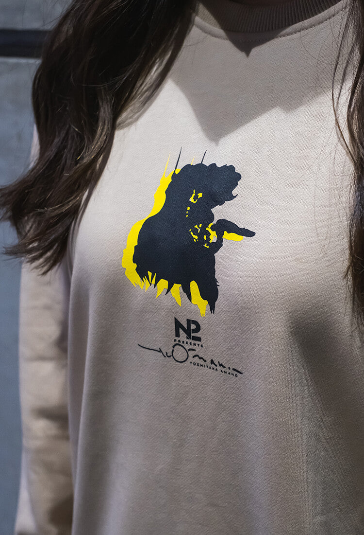 [N2 x Yoshitaka Amano] Purple crew neck