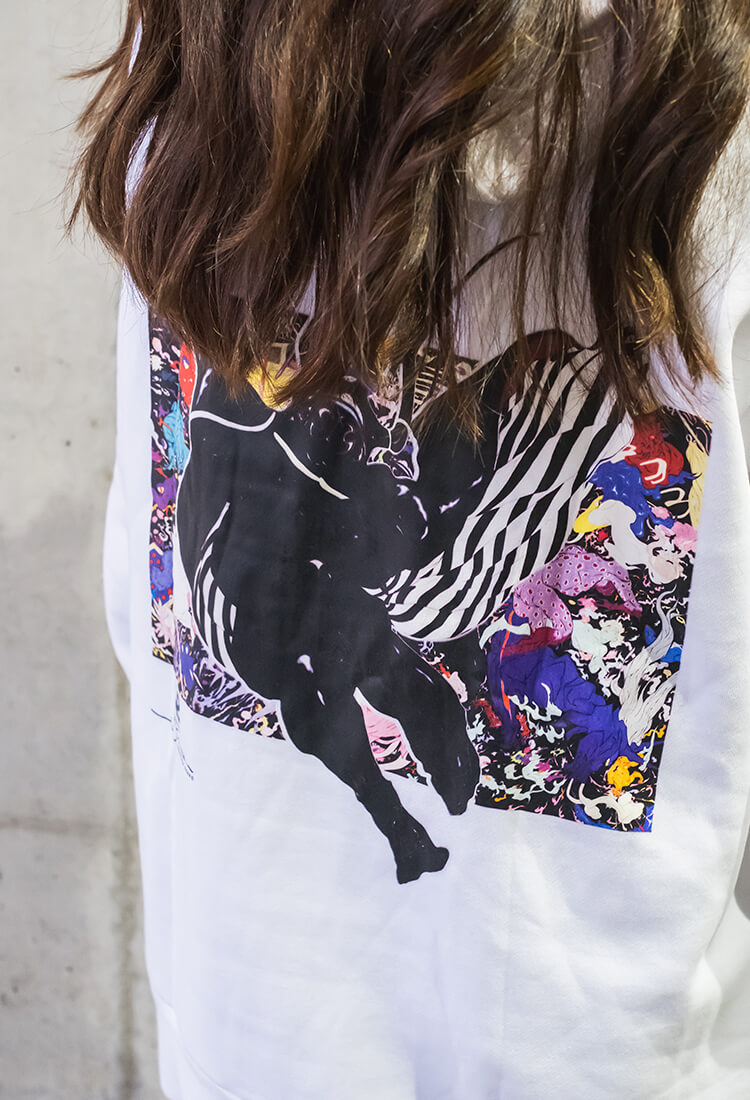 [N2 x Yoshitaka Amano] Nightmare Hoodie (White)