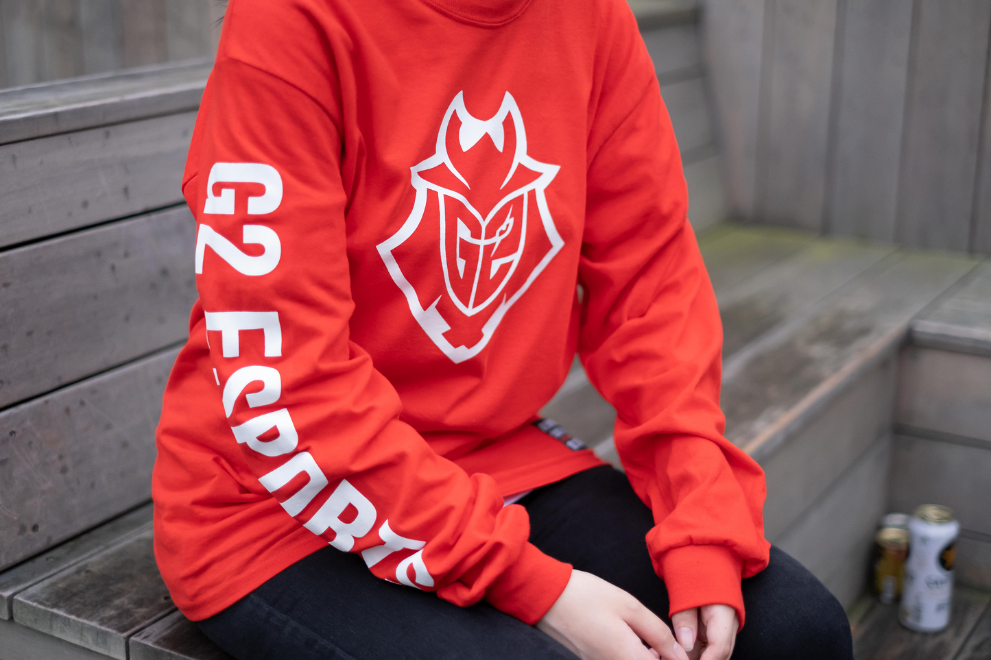 G2 Esports Essential Long Sleeve T-Shirt (Red)