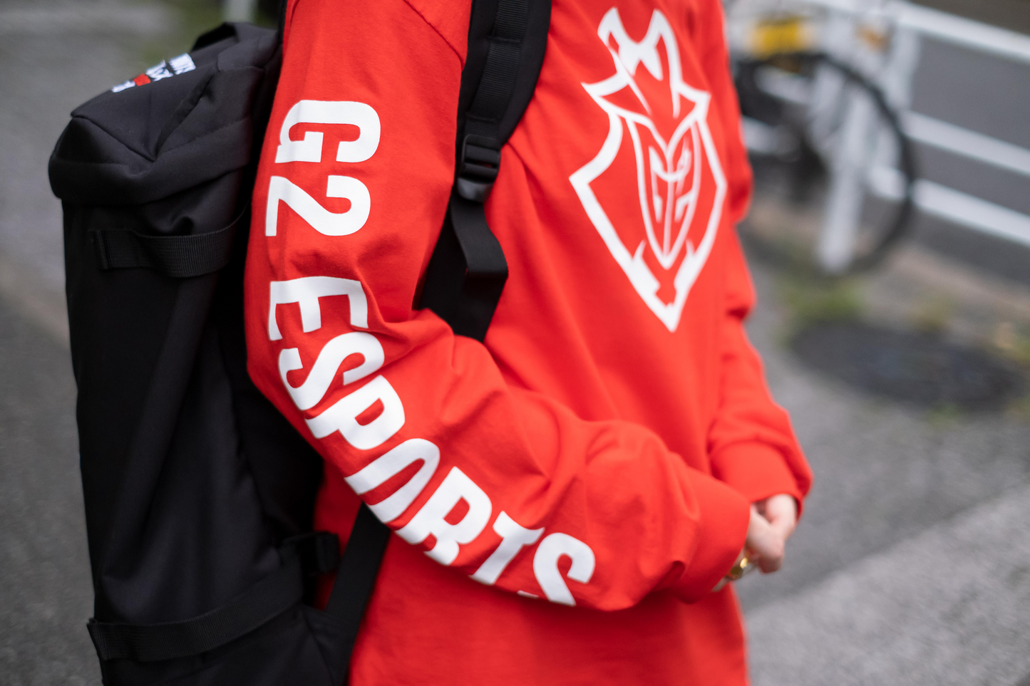 G2 Esports Essential Long Sleeve T-Shirt (Red)