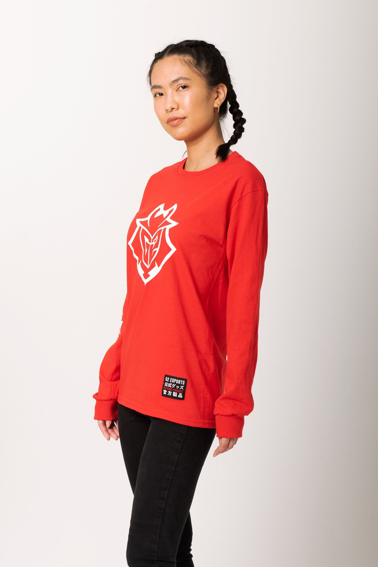 G2 Esports Essential Long Sleeve T-Shirt (Red)