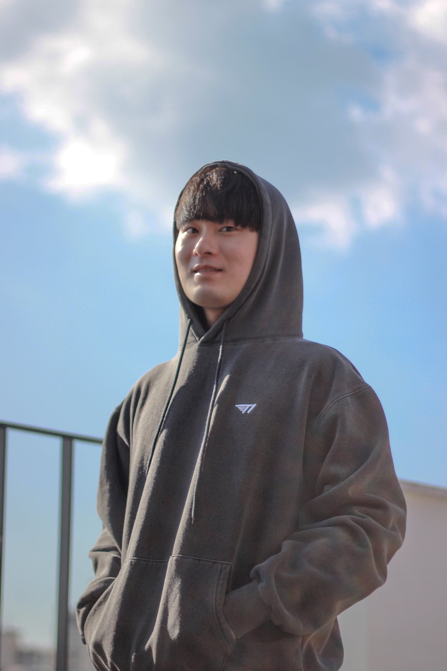 2022 T1 Washing Charcoal Hoodie (FW)
