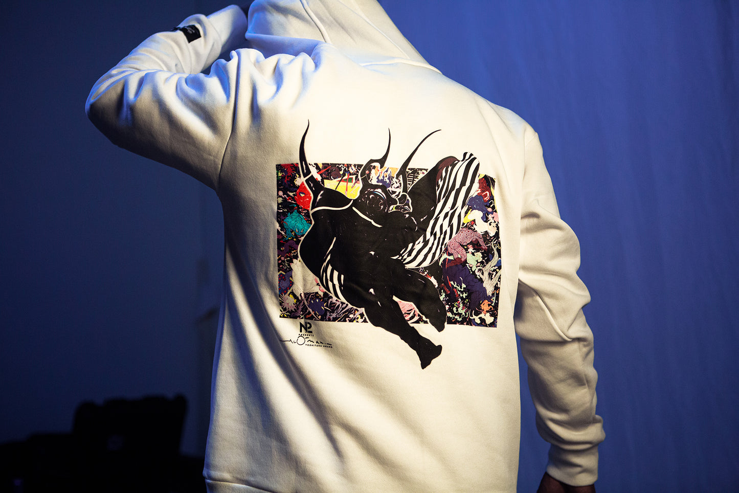 [N2 x Yoshitaka Amano] Nightmare Hoodie (White)