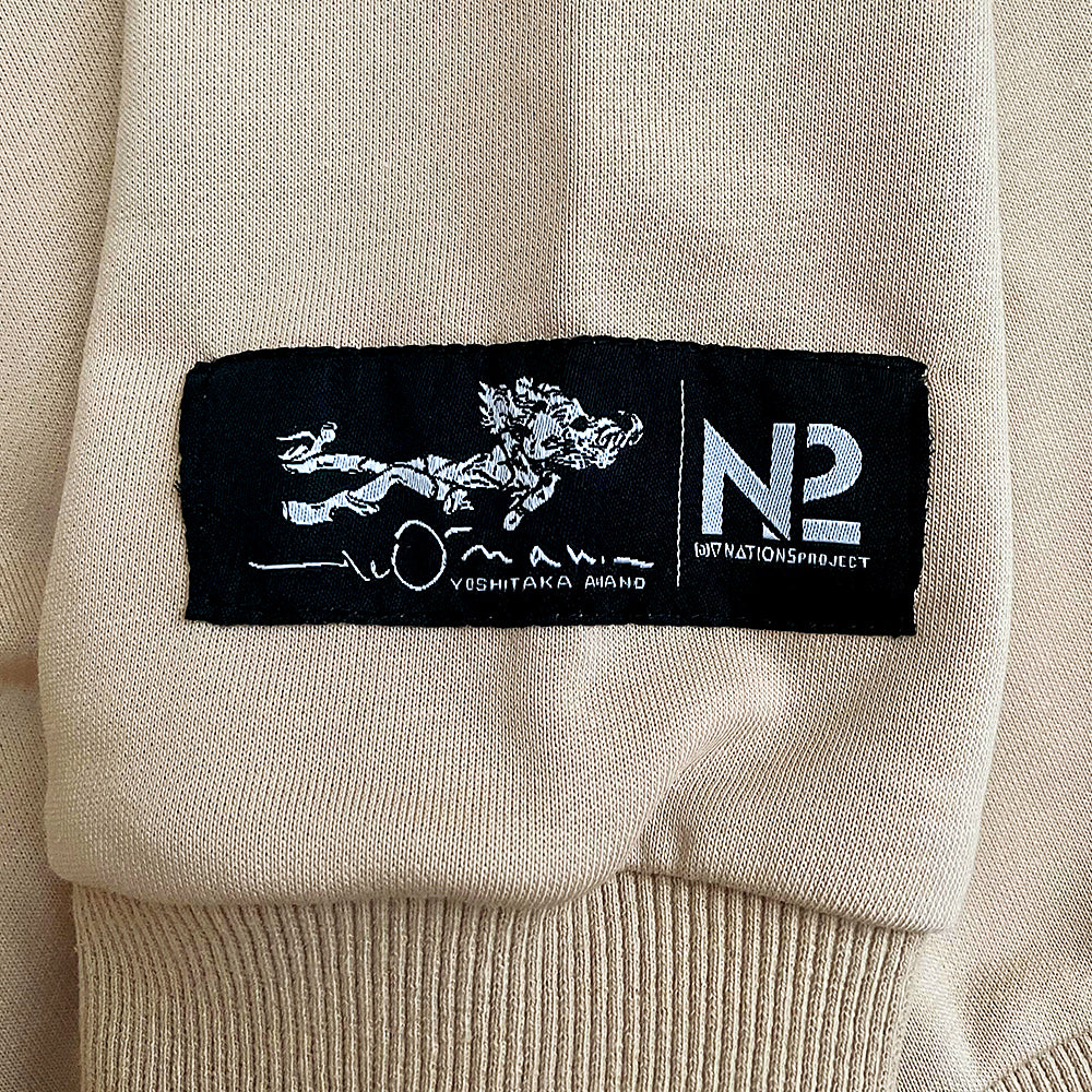 [N2 x Yoshitaka Amano] Purple crew neck