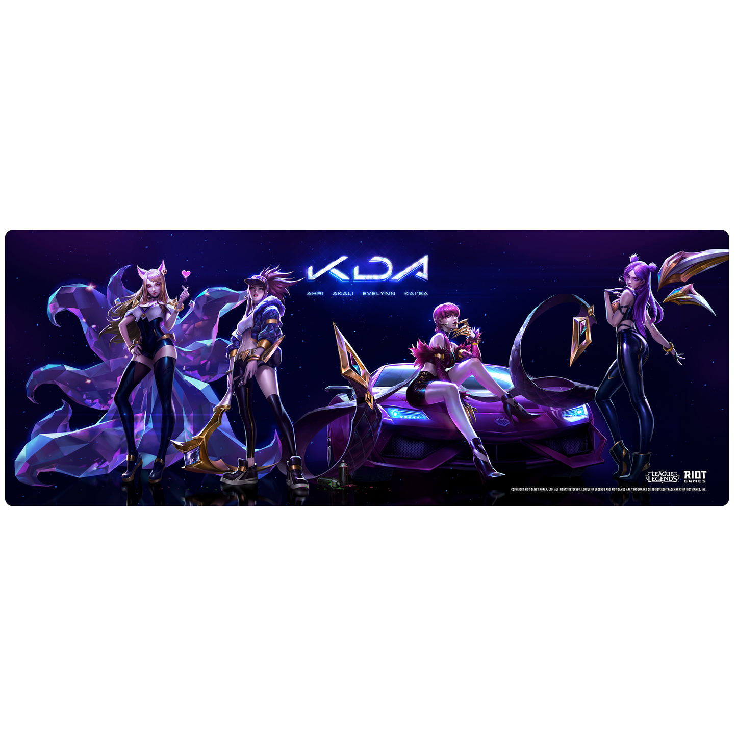 K/DA XL Mouse Pad (Splash Art Edition)